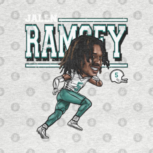 Jalen Ramsey Miami Cartoon by danlintonpro